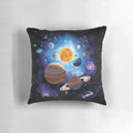 Solar System Pillow featuring planets, stars, and the universe
