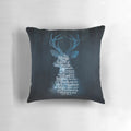 A beautiful pillow featuring the Stag, the Lord of the North from the Throne of Glass series by Sarah J. Maas.