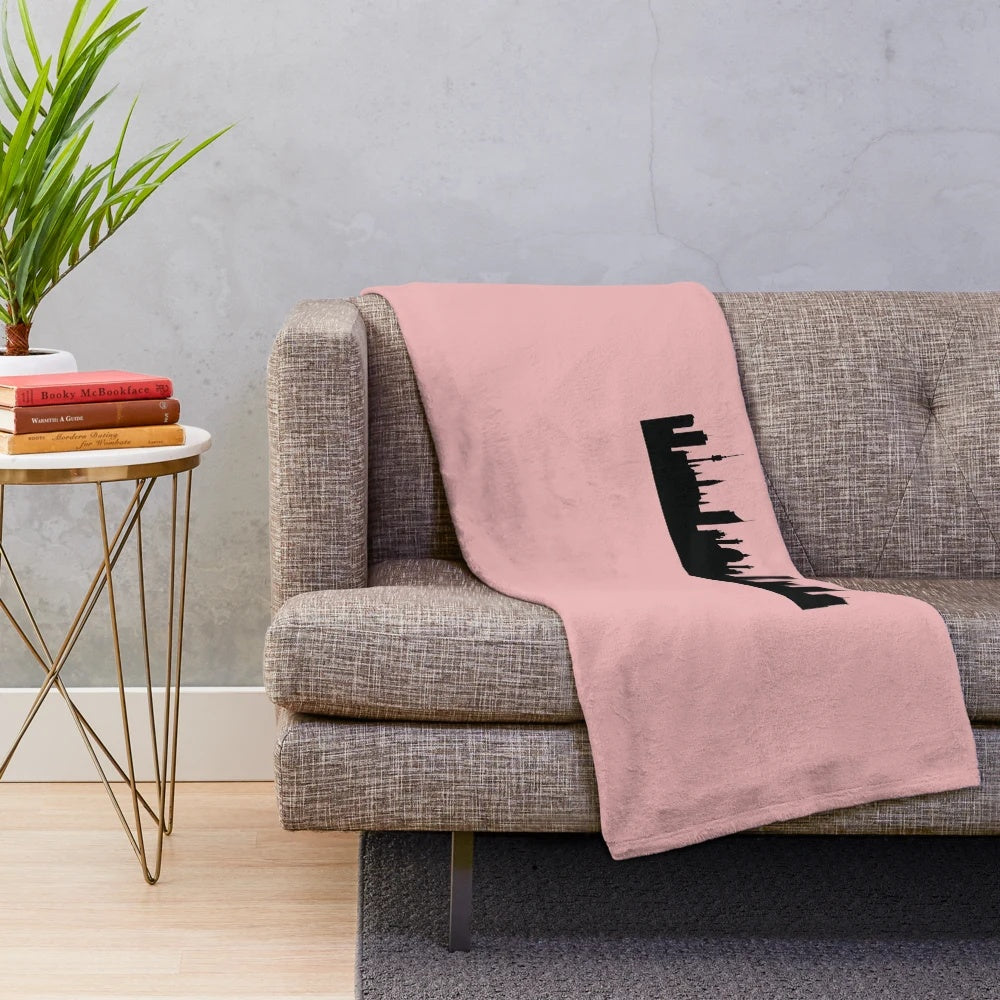 Plush blanket featuring the iconic skyline of Vienna, Austria