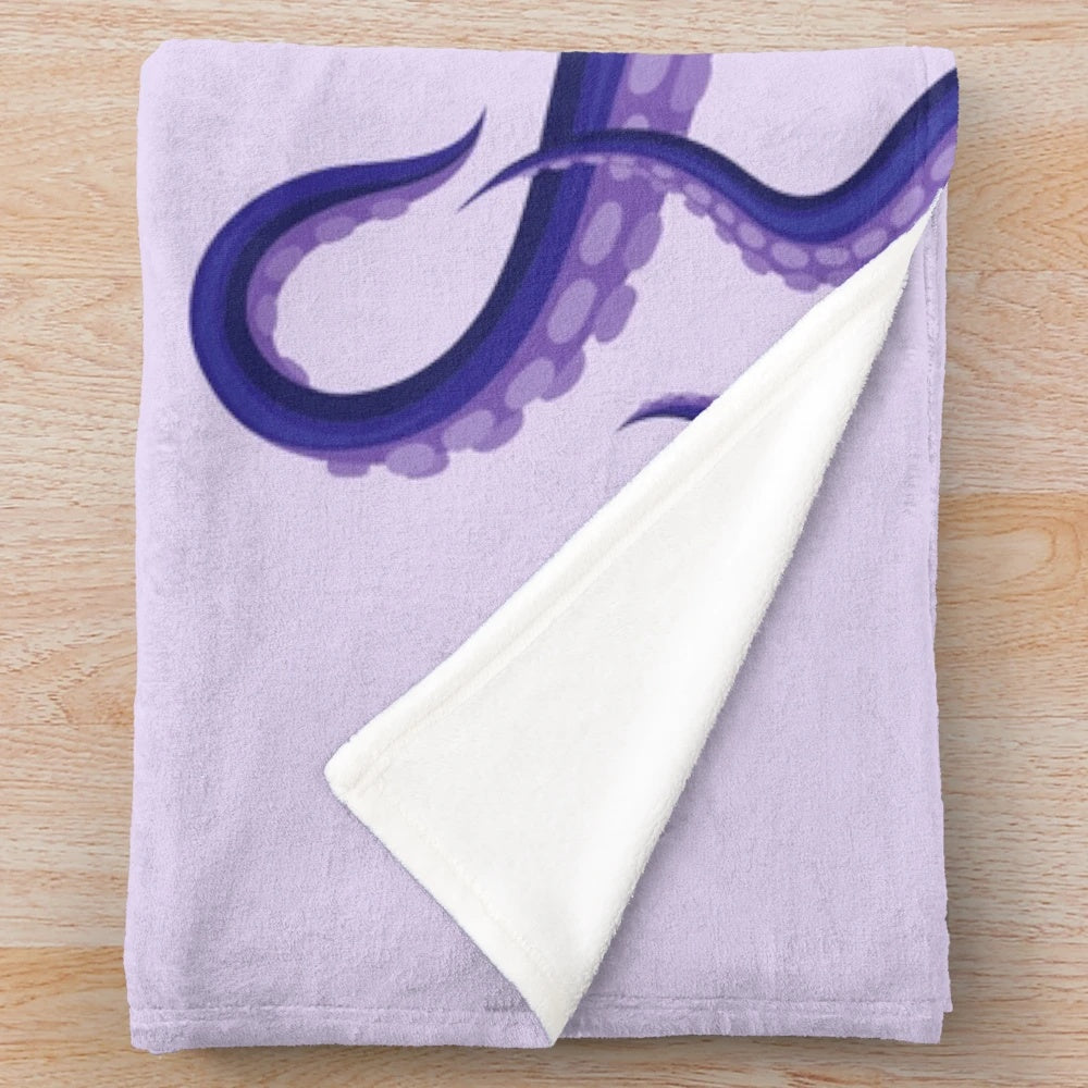 Ursula the Sea Witch plush blanket featuring Disney's The Little Mermaid characters