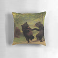 Detailed oil painting of dancing bears by American artist William Holbrook Beard