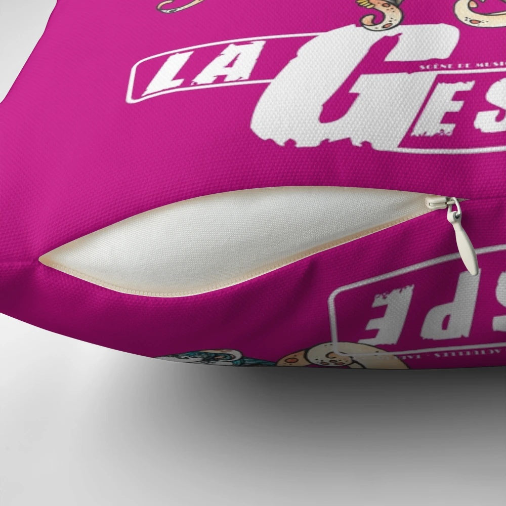 A visually stunning Pillow featuring a woman octopus design in a rock and roll aquatic theme.