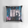 Pillow depicting a lively Silbermond concert scene with the band on stage and a crowd of fans