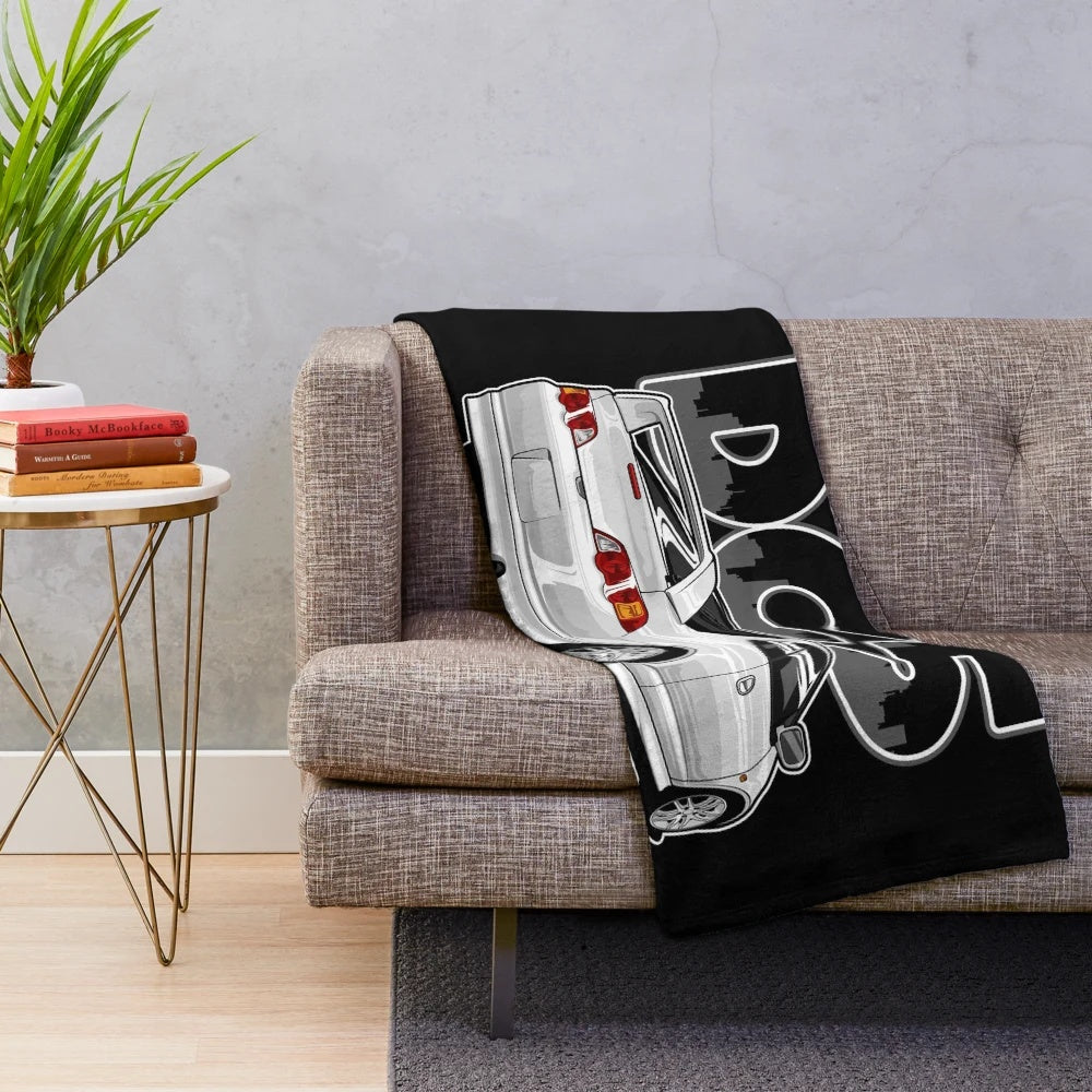 Car-Inspired Plush Blanket with Cozy, Soft Design