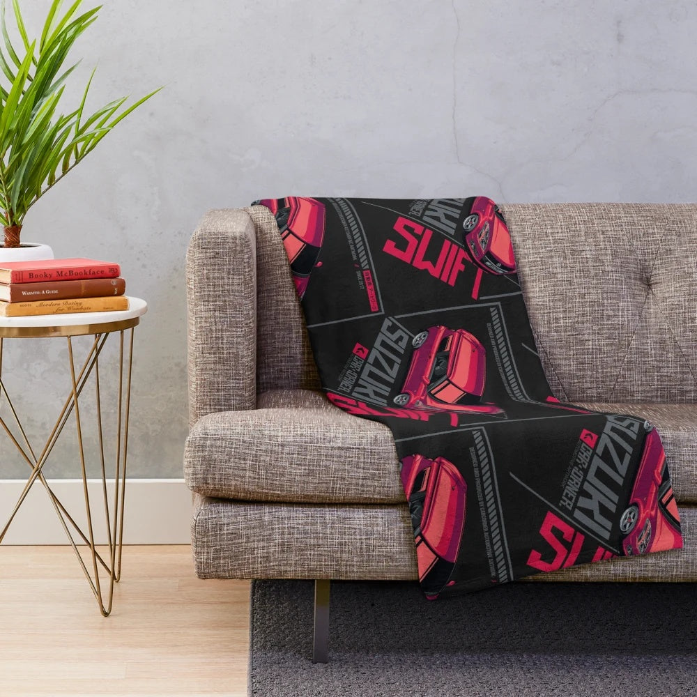 Suzuki Swift Sport-inspired plush blanket