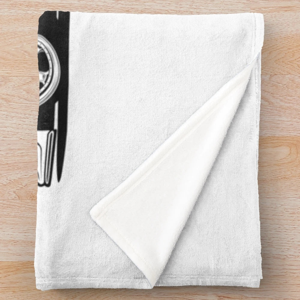 Toyota Celica VII Gen inspired plush blanket with car graphics
