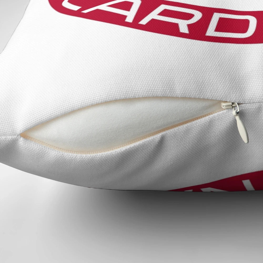 St. Louis Cardinals-inspired throw pillow with team logo design