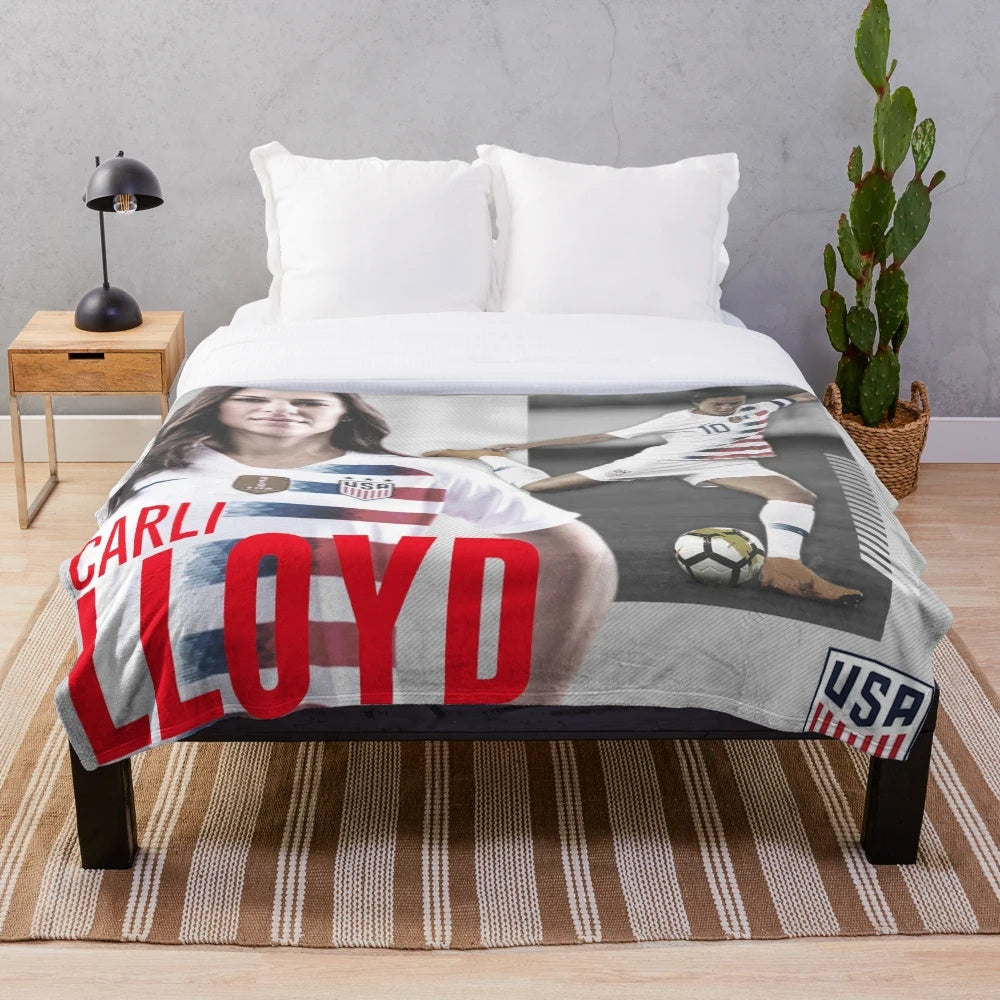 Carli Lloyd Inspired Plush Blanket