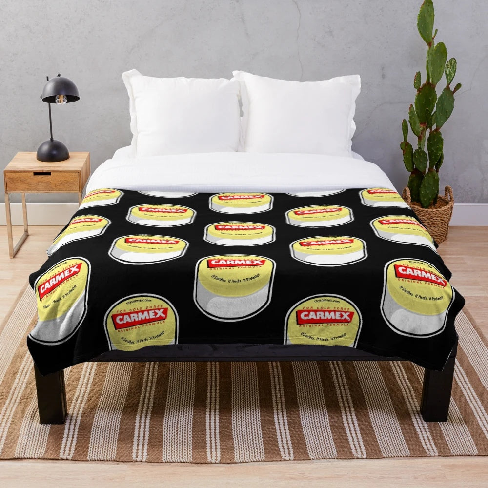 Carmex Chapstick Inspired Plush Blanket