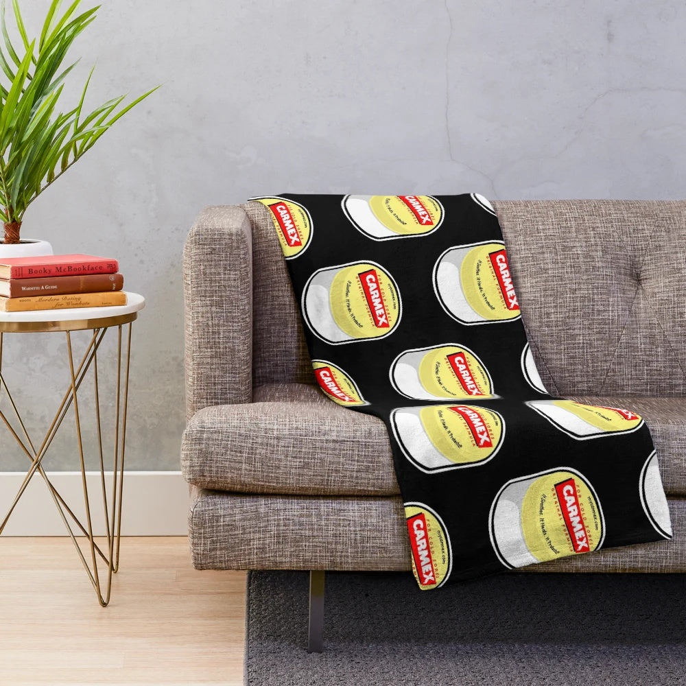 Carmex Chapstick Inspired Plush Blanket