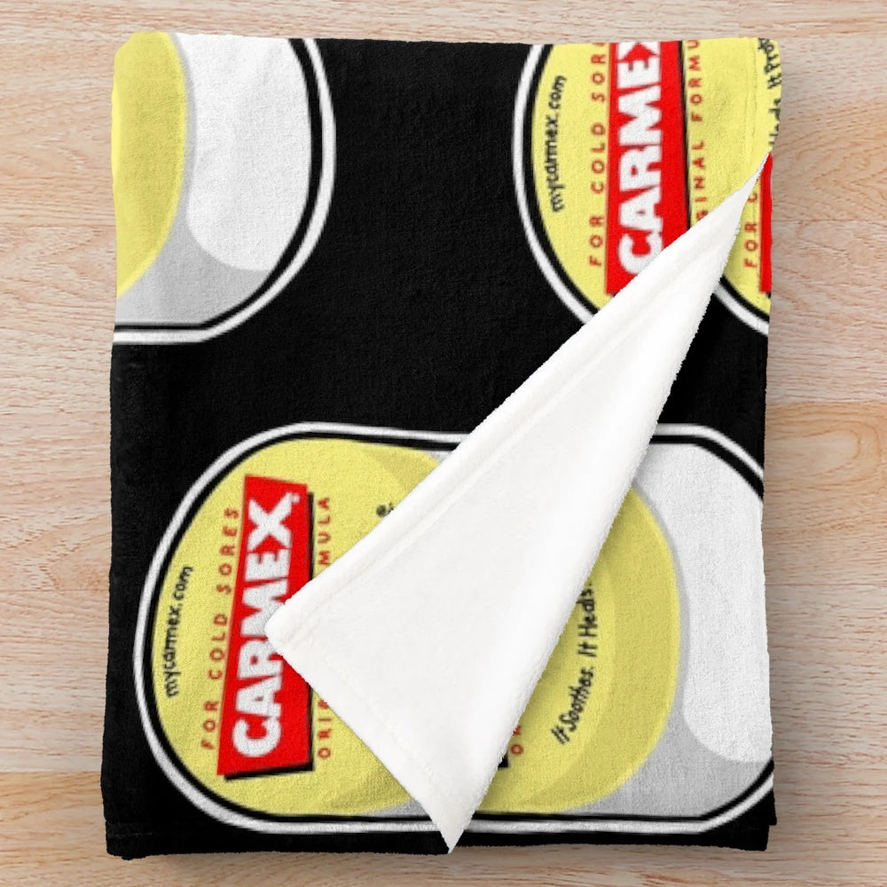Carmex Chapstick Inspired Plush Blanket
