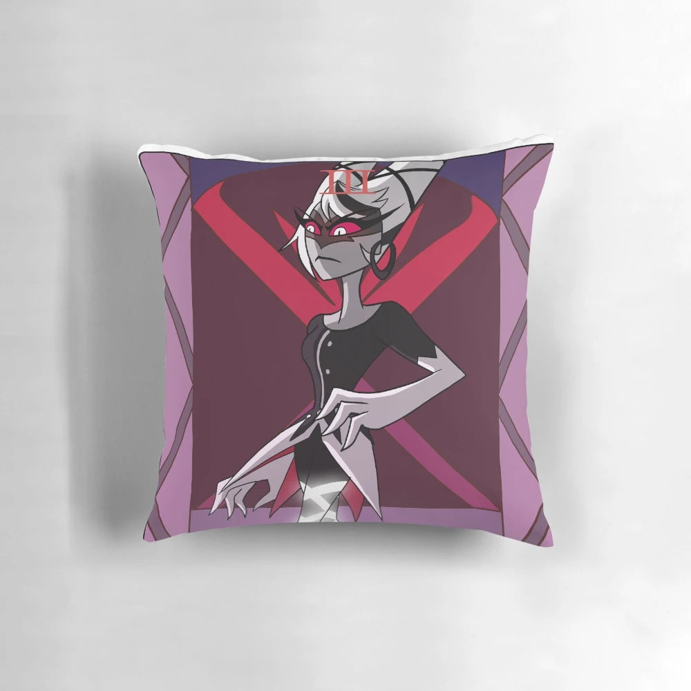 Carmilla Carmine Hazbin Hotel Tarot The Empress Pillow