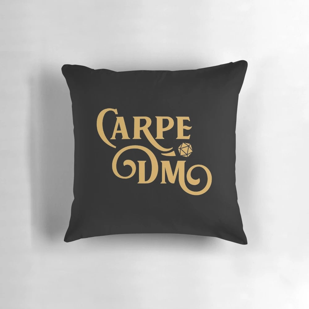 Carpe DM Dungeons and Dragons Tabletop RPG Gaming Pillow