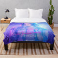 Carrie Underwood Inspired Denim and Rhinestones Plush Blanket