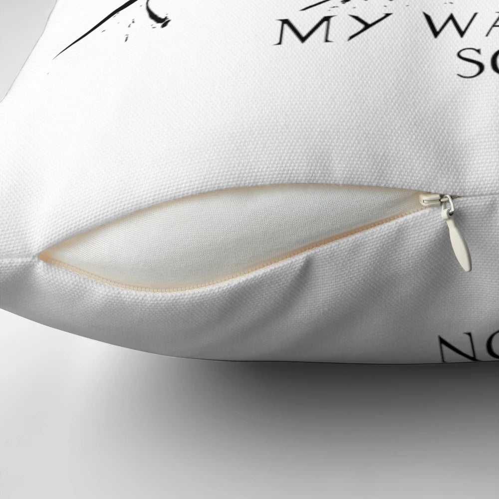 Supernatural Wayward Son Pillow featuring the Winchesters from the TV show Carry On