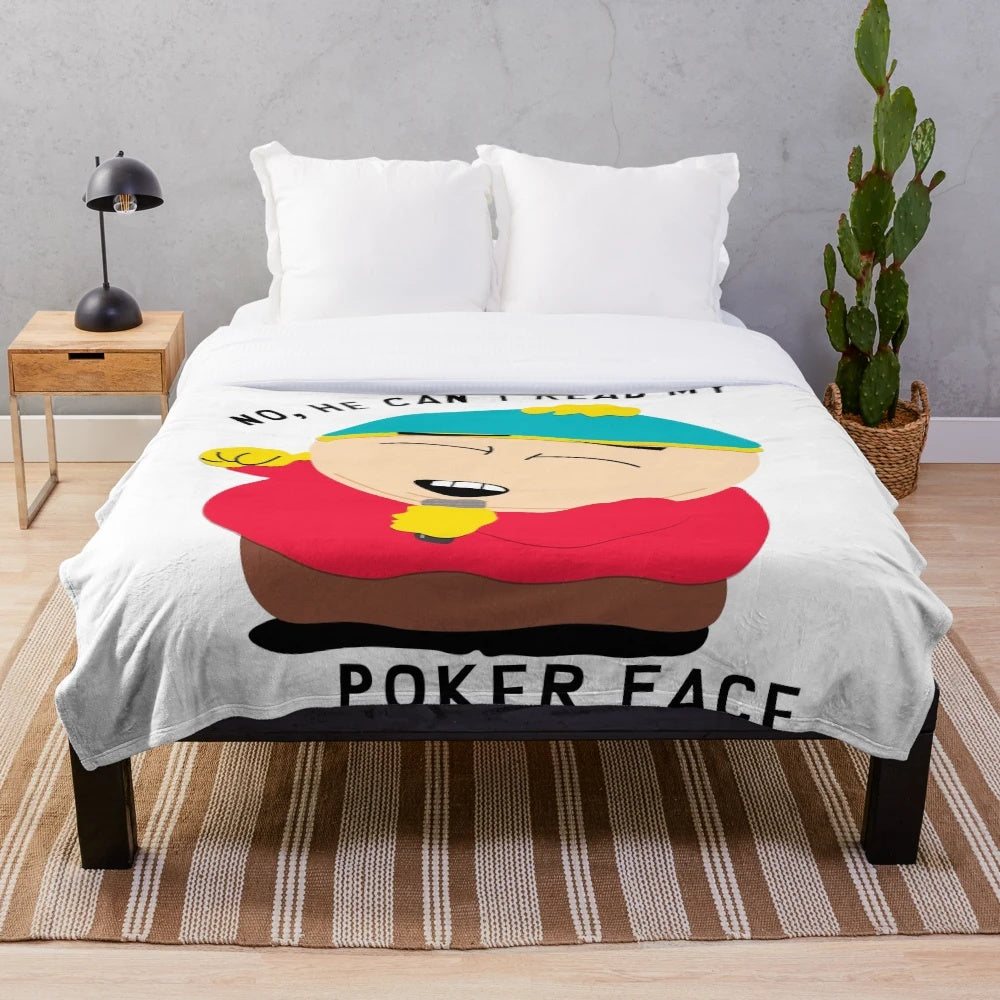 Cartman Plush Blanket Inspired by the Popular Comedy TV Series South Park