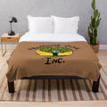 Colorful plush blanket featuring a cartoon underpants design and Treehouse Comix Inc. logo