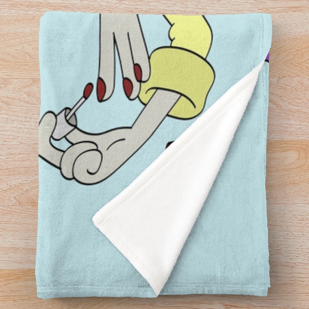 Cartoon-inspired Roger Plush Blanket from American Dad