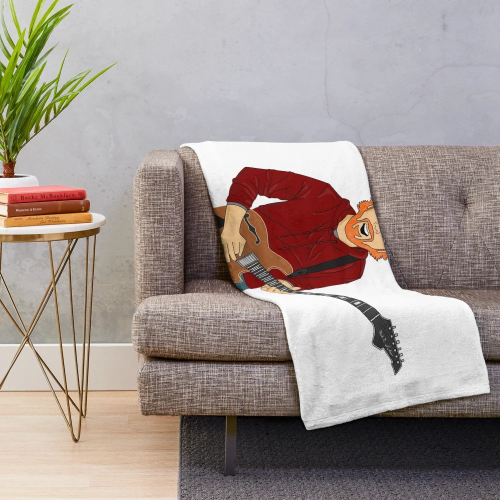 Cartoon Trey Anastasio Plush Blanket