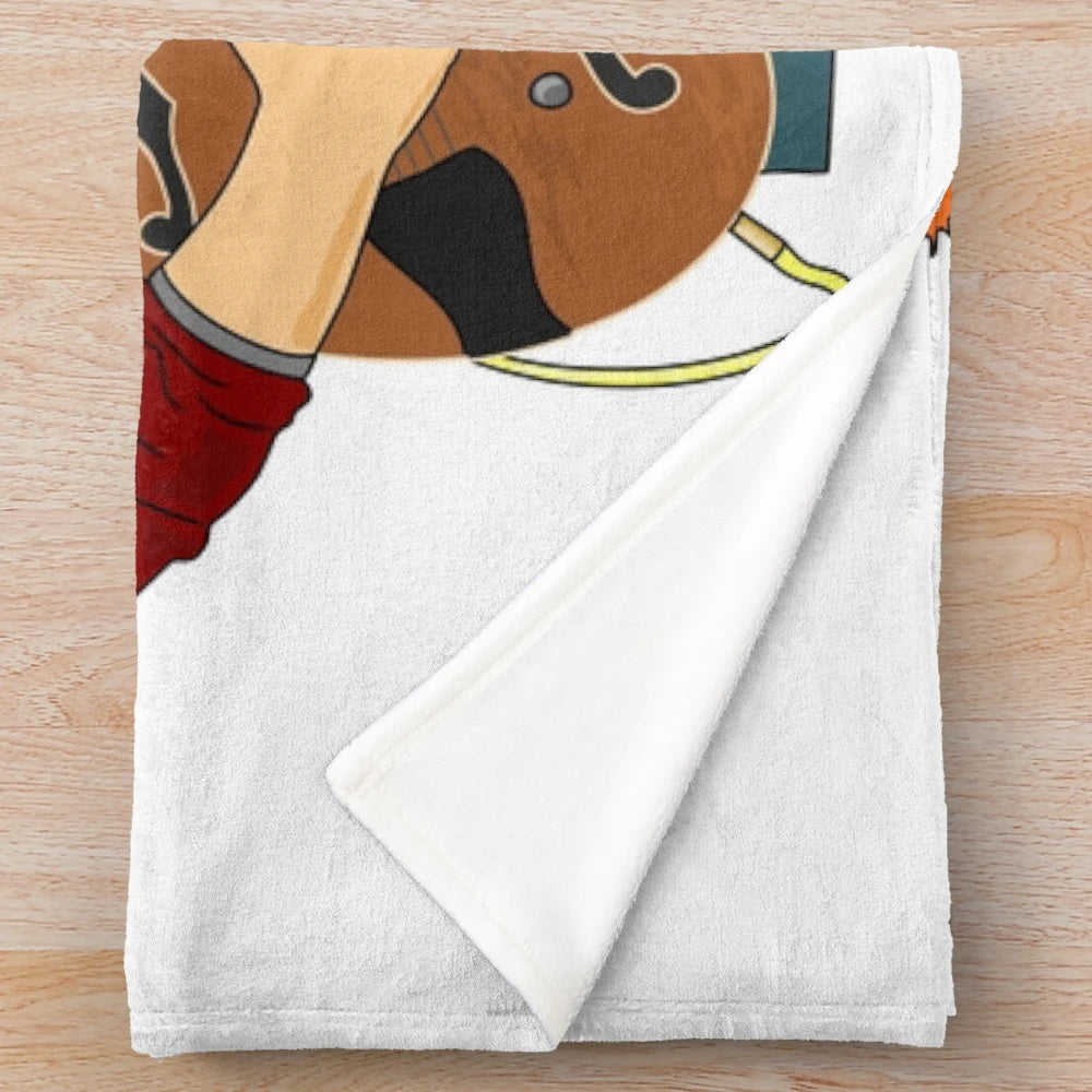 Cartoon Trey Anastasio Plush Blanket