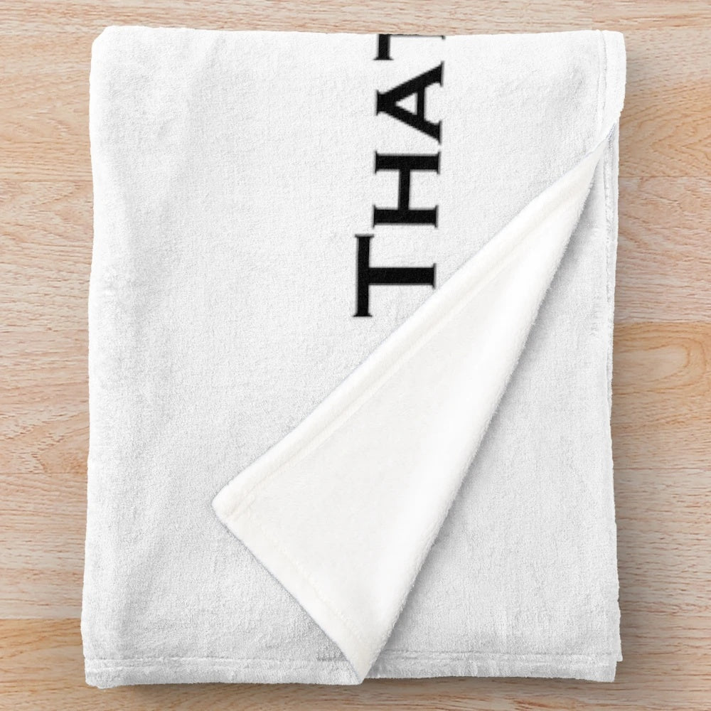 Llamas with Hats plush blanket featuring the iconic "Caaaaaaaaaarl! That kills people!" quote