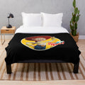 Cartoon-themed plush blanket featuring Toy Story characters