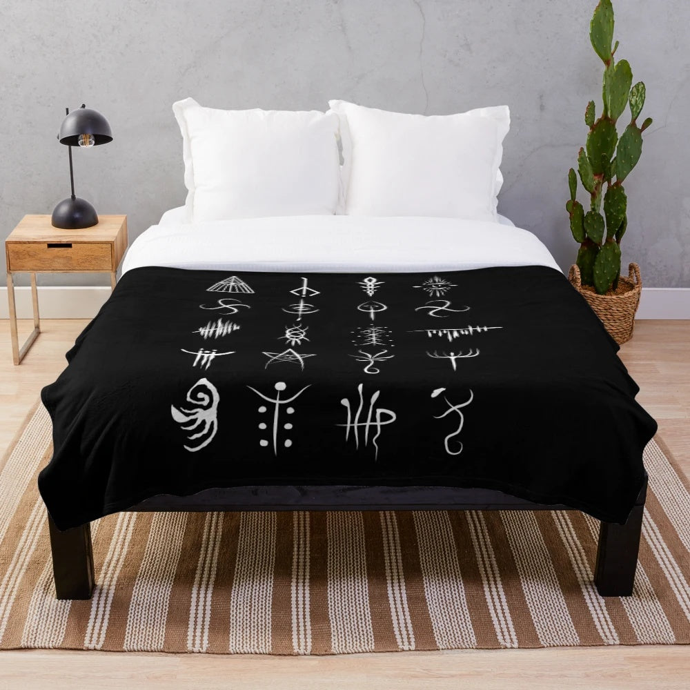 Caryll Runes Bloodborne Inspired Plush Blanket