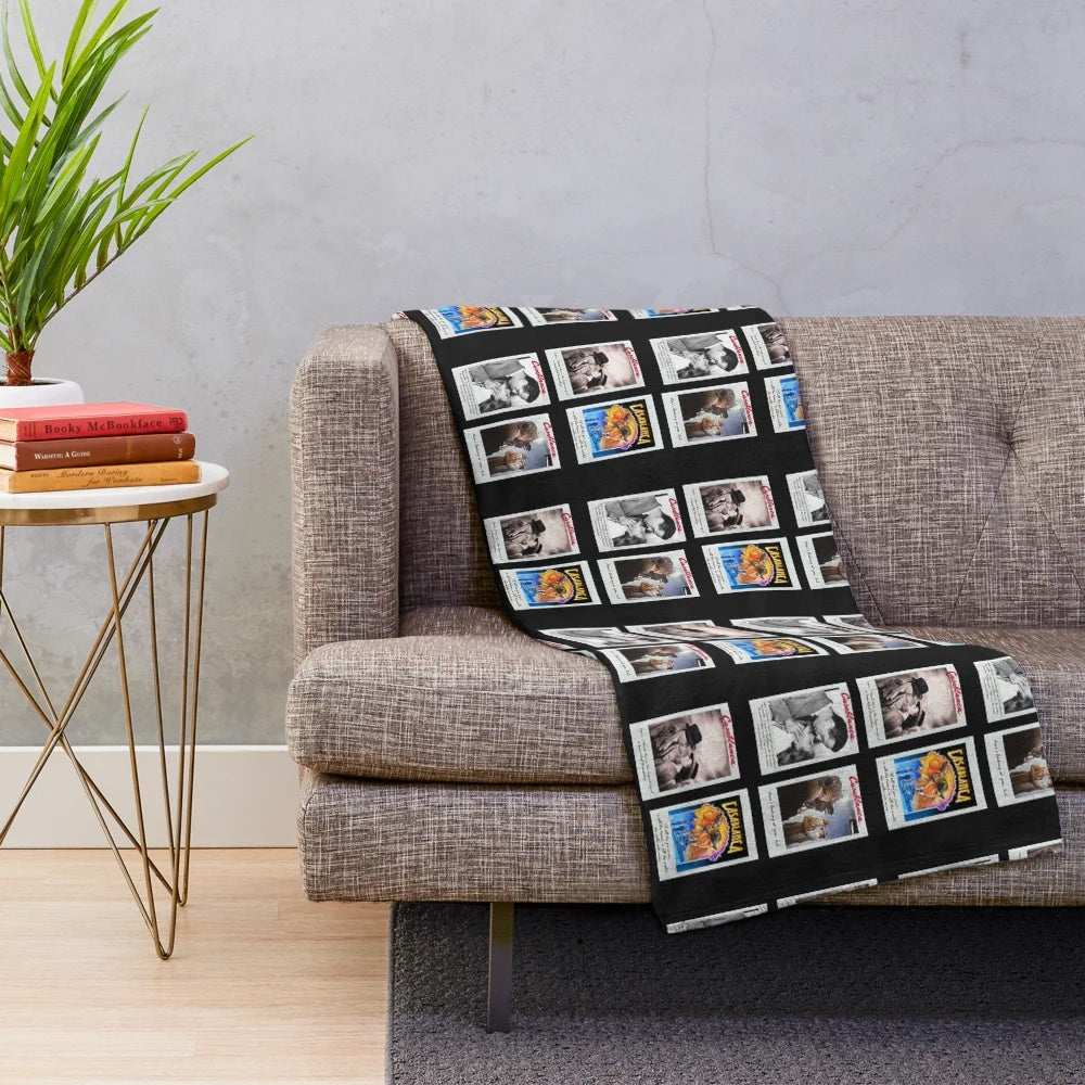 Casablanca Inspired Retro Movie Plush Blanket