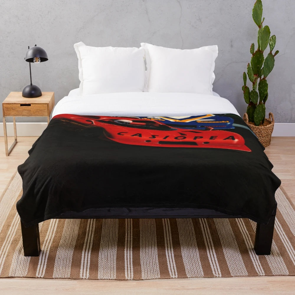 Casiopea album cover inspired plush blanket