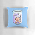 Catalyst Chemistry Cat Pun Decorative Pillow for Chemists and Science Enthusiasts