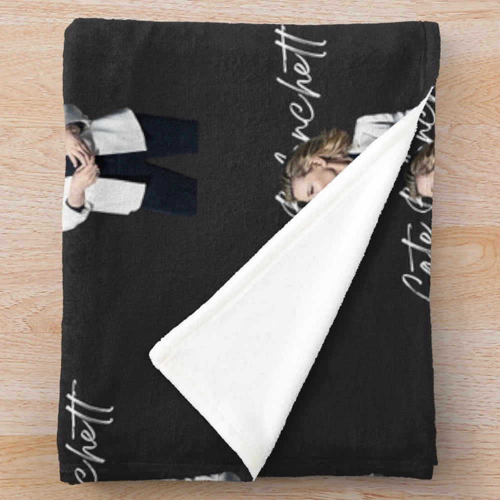 Cate Blanchett Inspired Plush Blanket