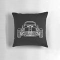 Caterham Seven sports car pillow