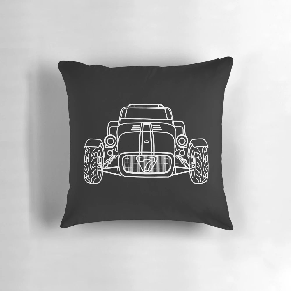 Caterham Seven sports car pillow