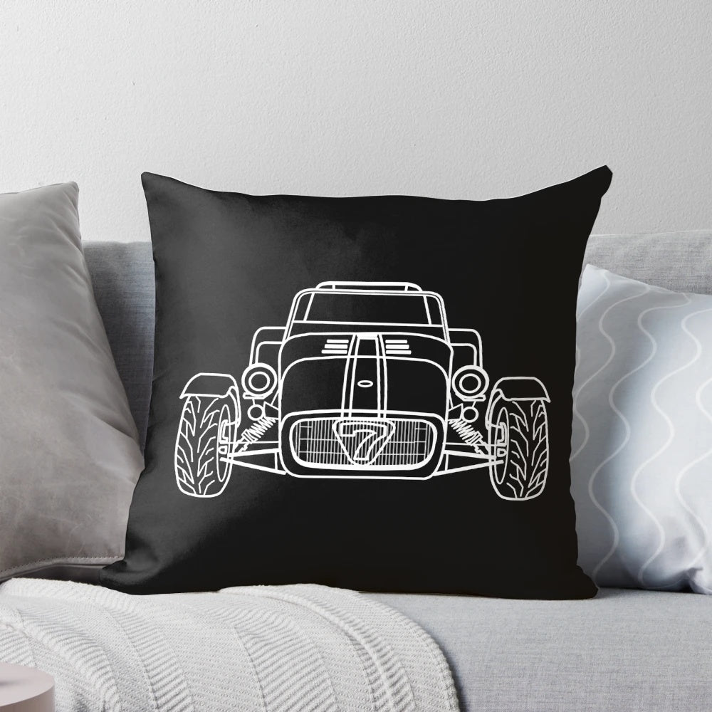 Caterham Seven sports car pillow