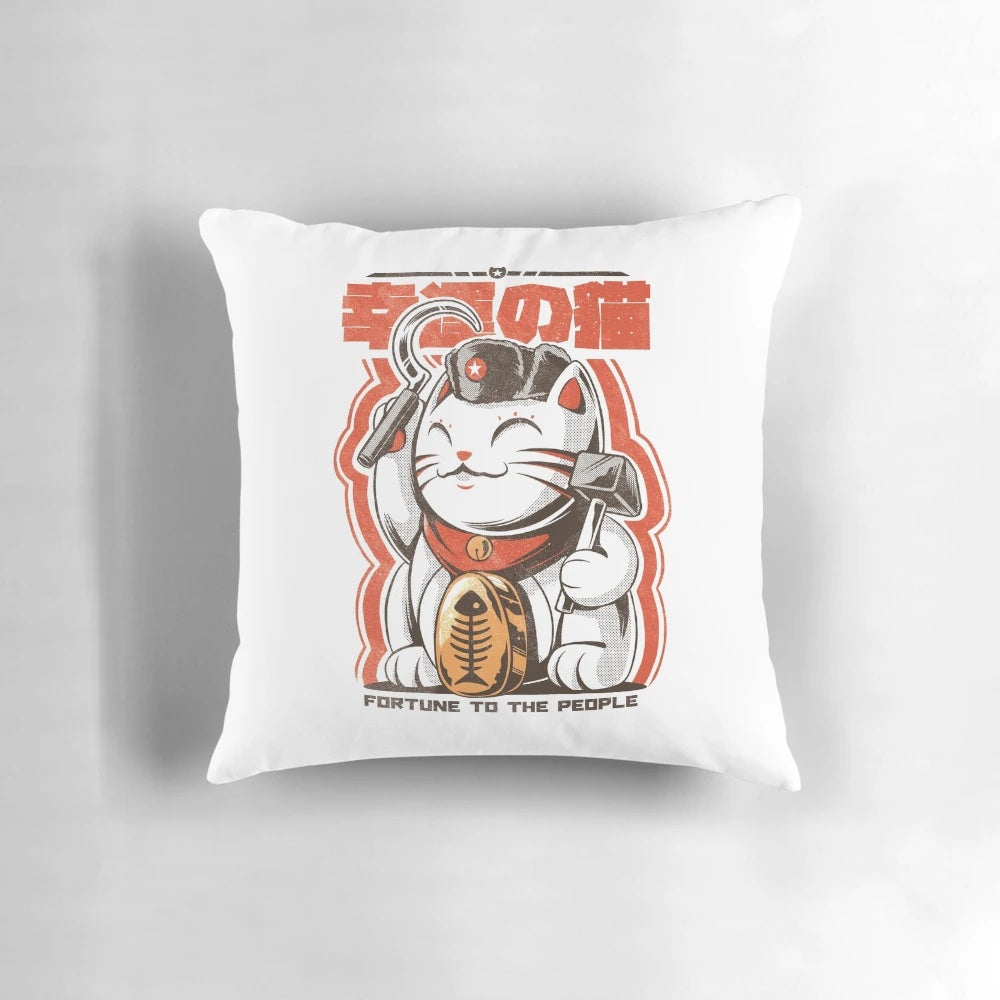 Catnist Pillow - Soft and Cuddly Communist Cat Plush Cushion