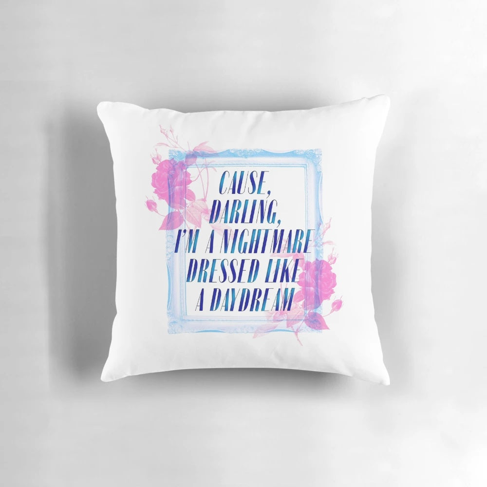 Cozy Taylor Swift-inspired Pillow featuring the Blank Space design from her 1989 album