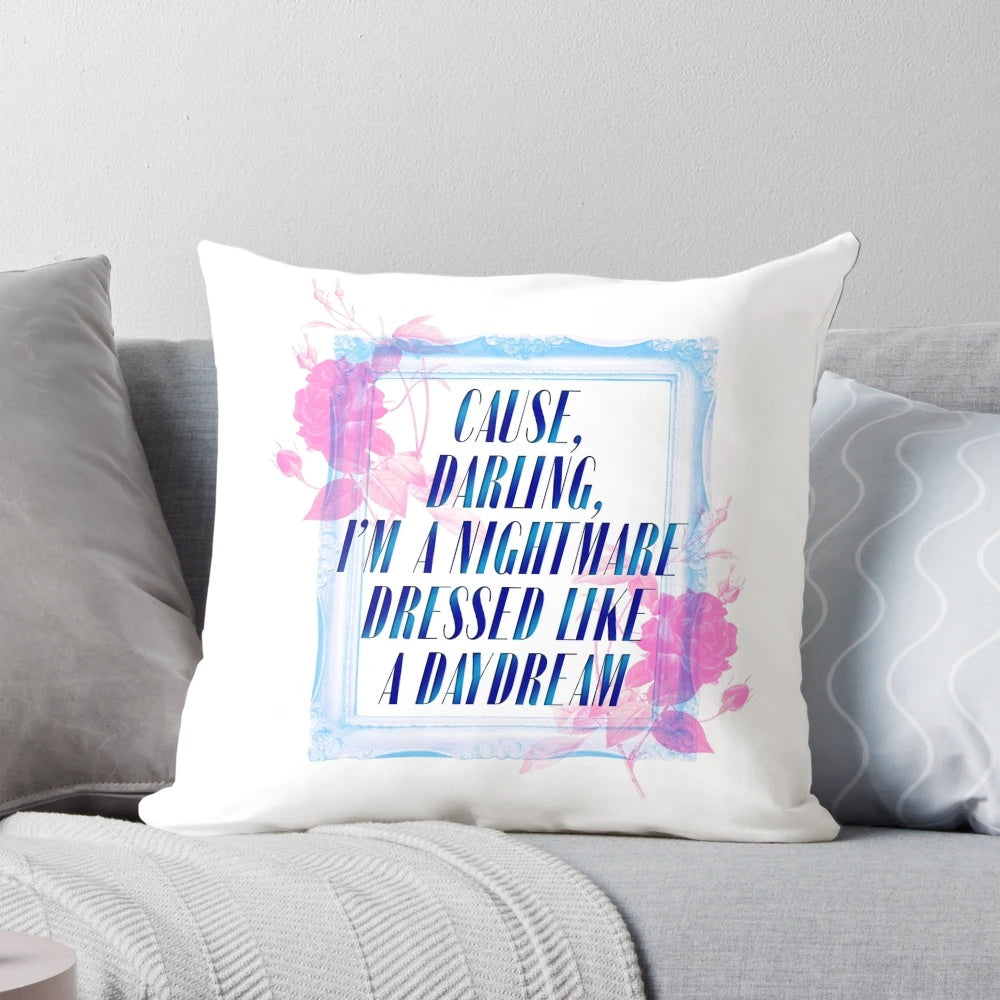 Cozy Taylor Swift-inspired Pillow featuring the Blank Space design from her 1989 album