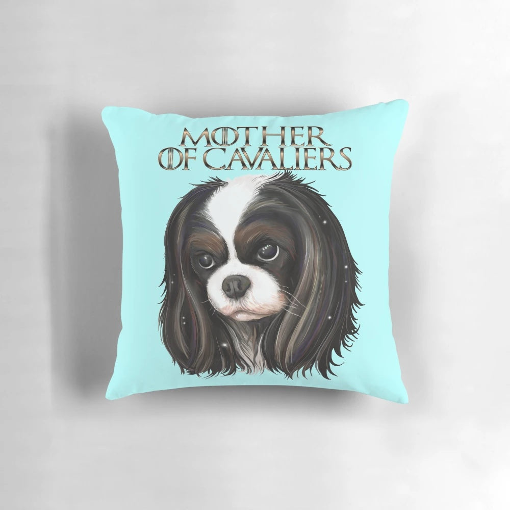 Soft Cavalier King Charles Spaniel dog pillow with a cute puppy design, perfect for dog lovers and pet owners.