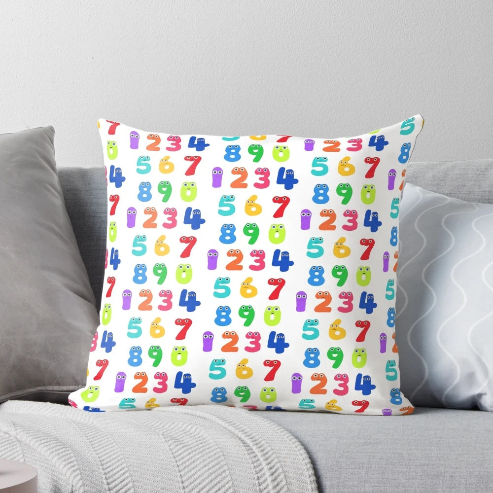 Cbeebies Numberjacks Pillow - Colorful and Educational Home Decor for Children's Bedrooms