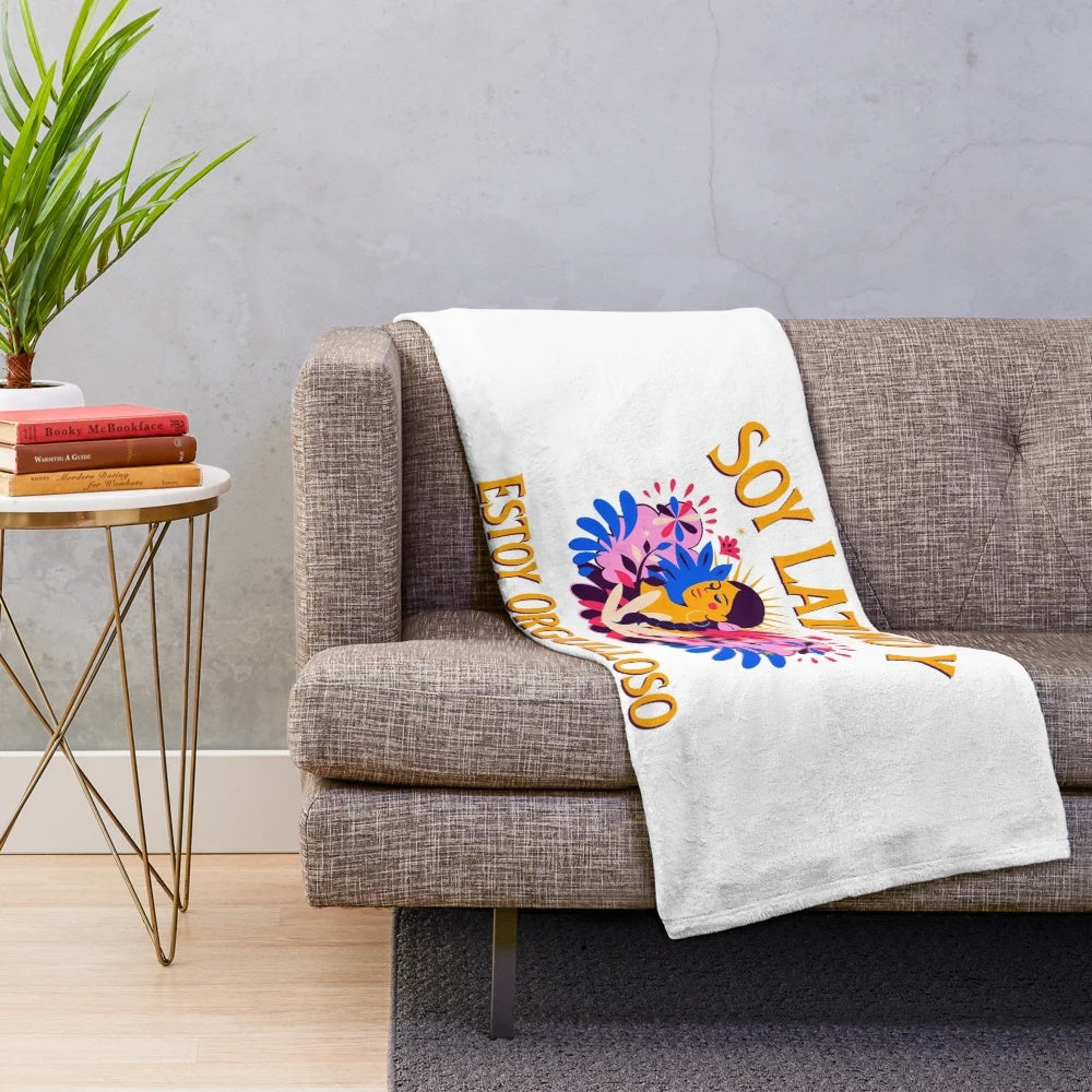 Manta suave con diseño inspirado en la herencia hispana