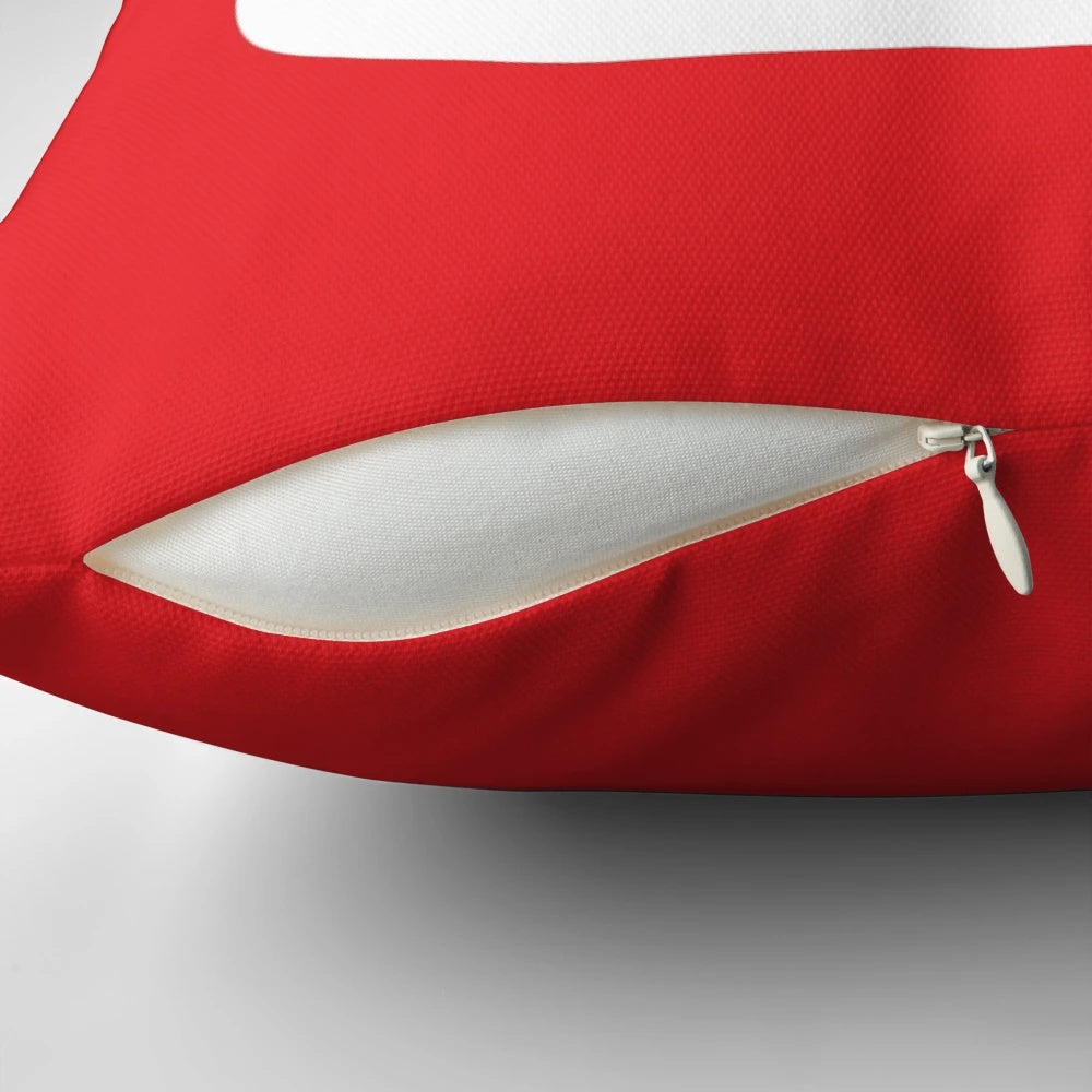 Maori Flag Pillow - Showcasing the Iconic Fern and Koru of New Zealand