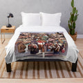 Boxing Greats Plush Blanket featuring champions