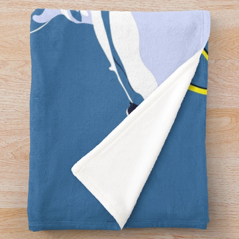 Plush blanket inspired by the movie "Call Me By Your Name" featuring Elio and Oliver