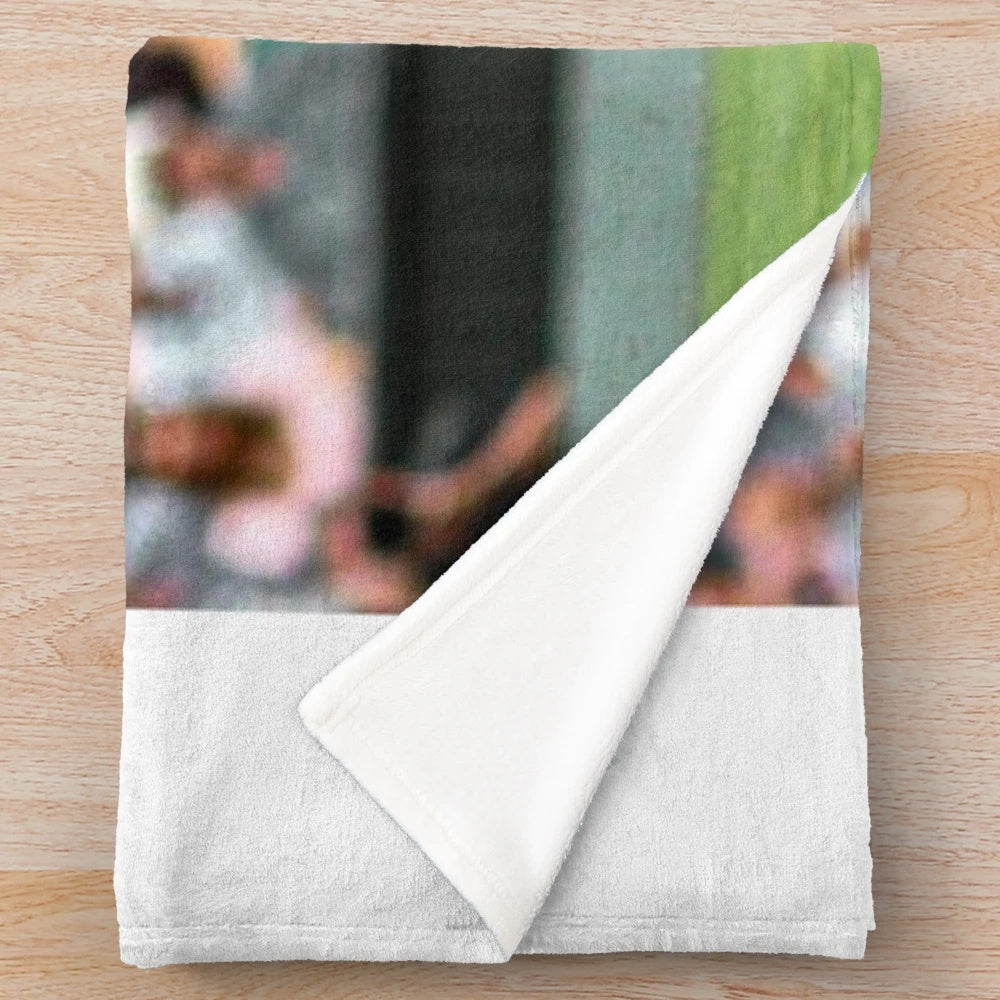 Carlos Alcaraz plush blanket featuring the talented spanish tennis player
