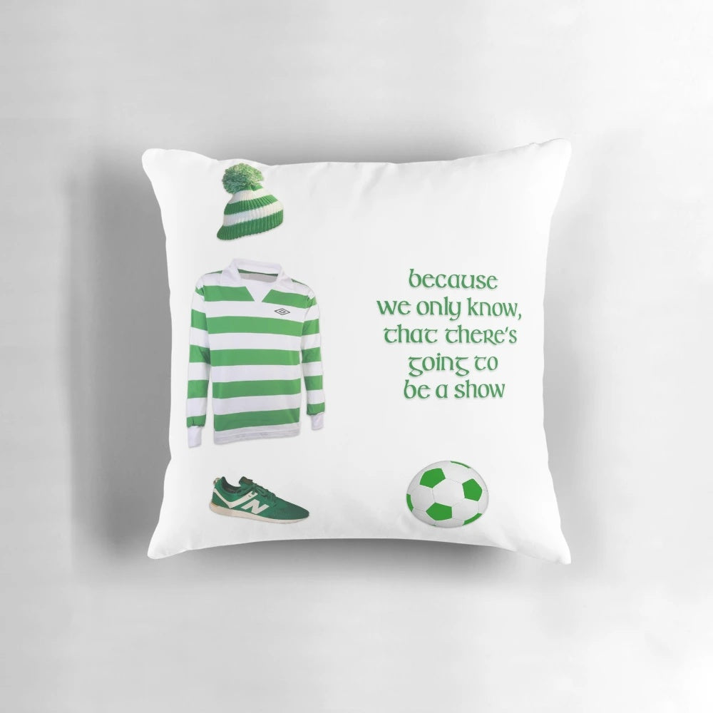 Celtic, Grand Old Team Pillow featuring the iconic Glasgow Celtic FC colors and crest