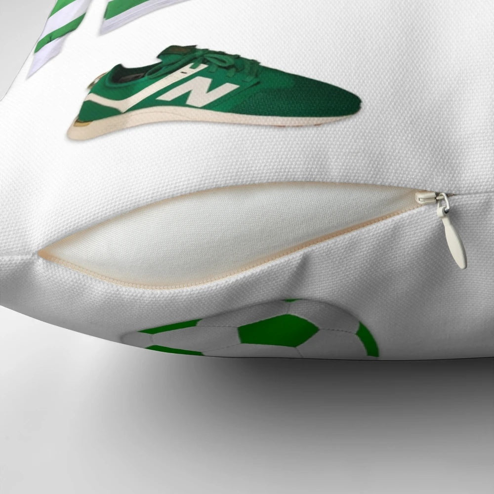 Celtic, Grand Old Team Pillow featuring the iconic Glasgow Celtic FC colors and crest