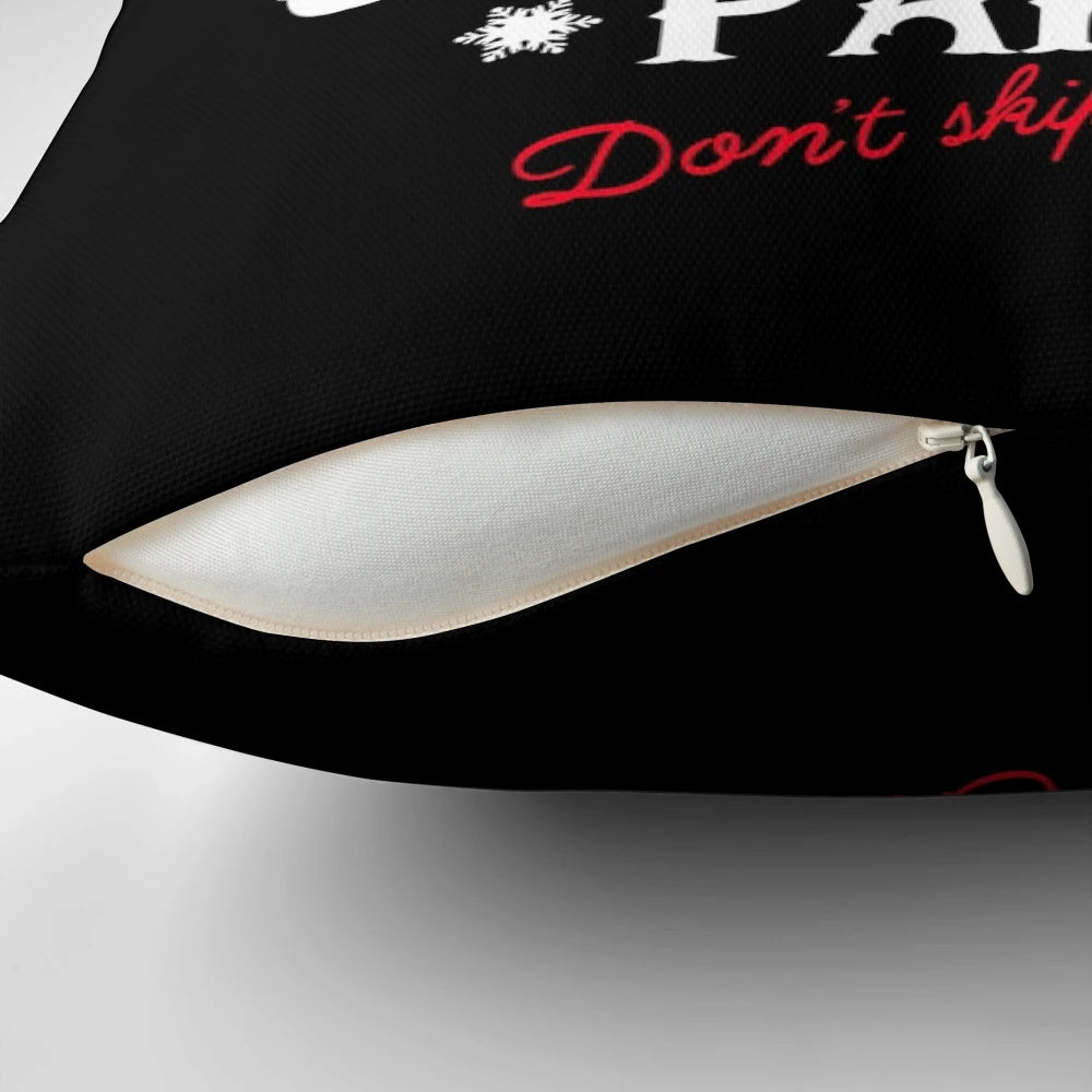 Christmas Pillow Featuring Characters from the Movie "Christmas with the Kranks