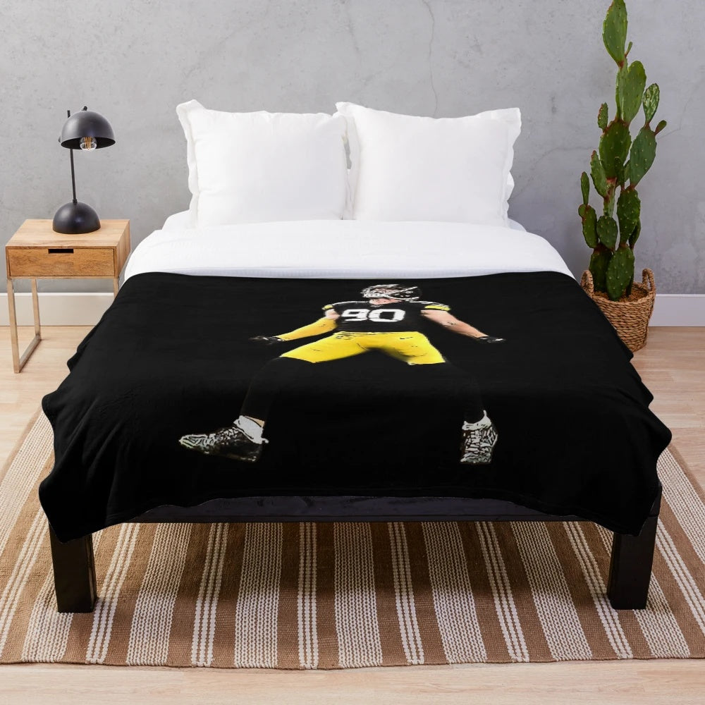 TJ Watt Celebration Plush Blanket