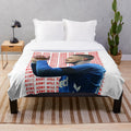 Glasgow Rangers themed plush blanket featuring Ryan Kent