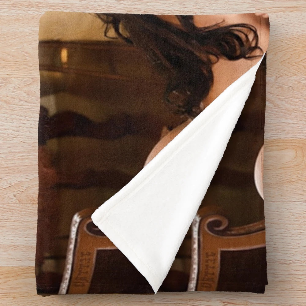 Sandra Bullock Plush Blanket - Soft and Cozy Celebrity Throw Blanket